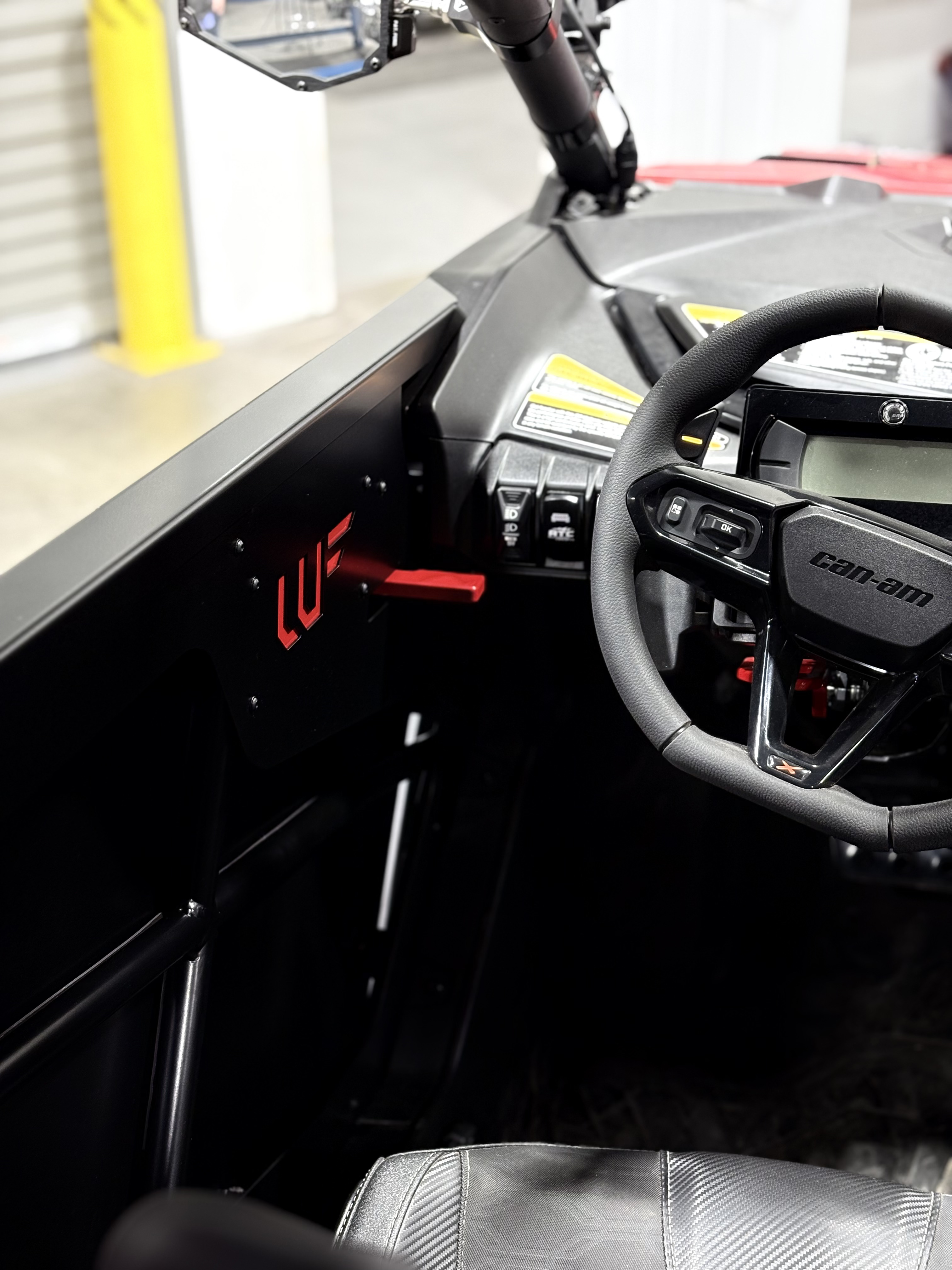 Can Am Maverick R Doors - Interior View