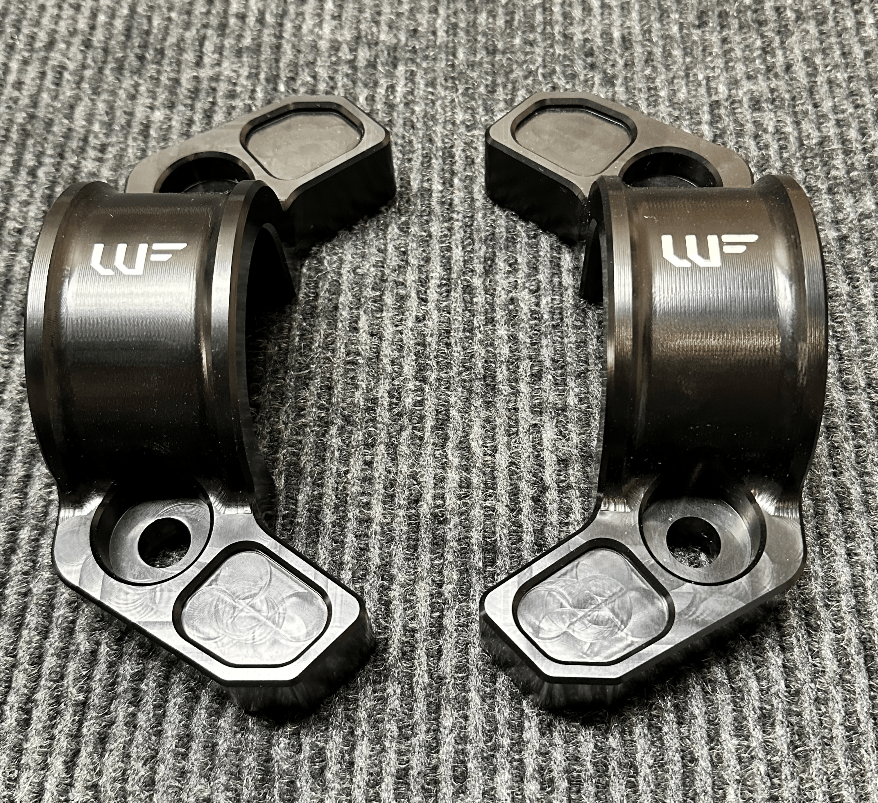Sway Bar Mounts Anodized Black